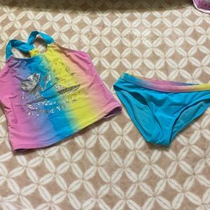 Kids two piece swimsuit.